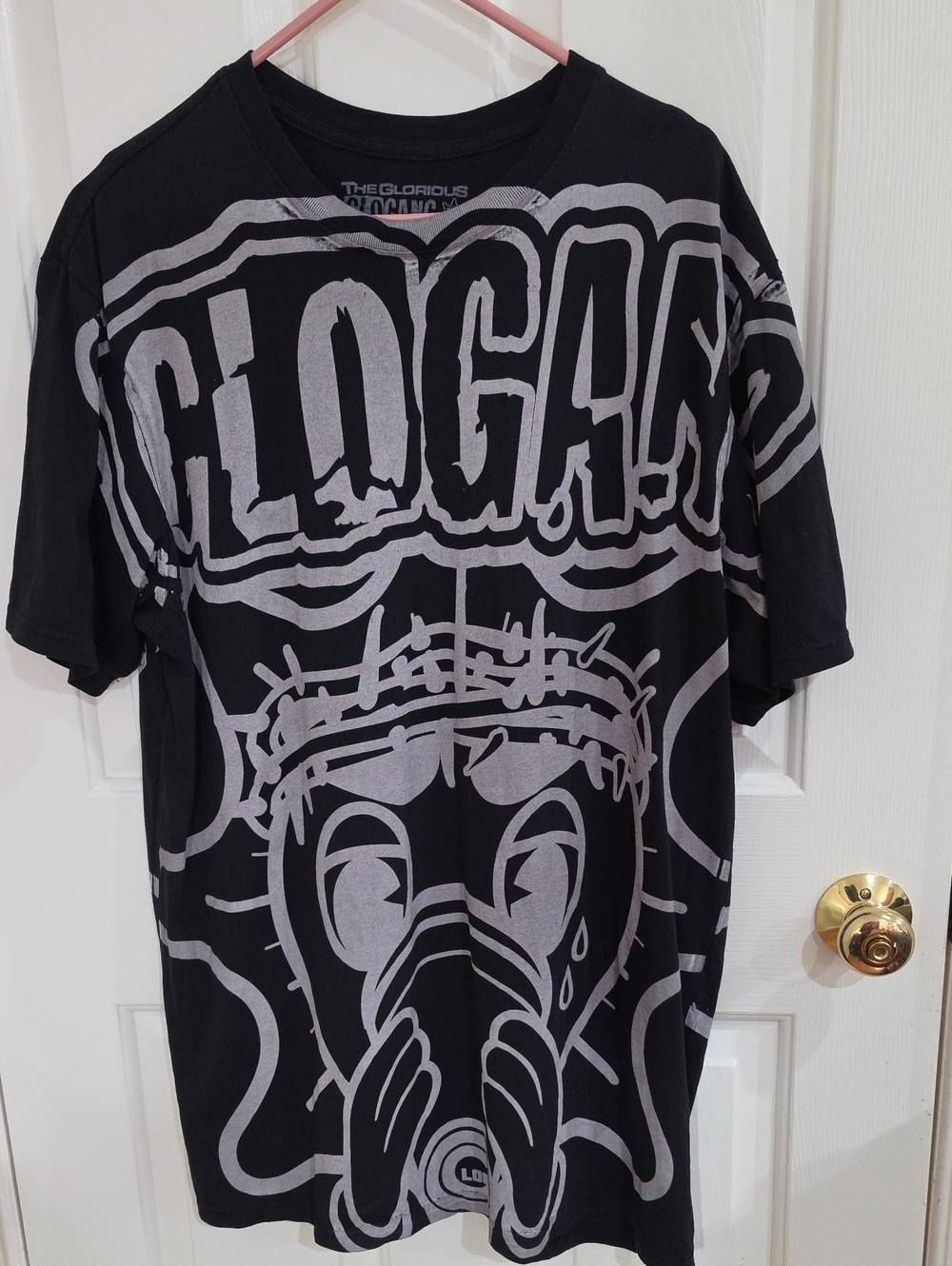 Glo Gang Worldwide Black Graphic Tee Chief Keef GBE Streetwear T-Shirt- Size XL
